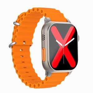 Fitsmart Elite Xl Smartwatch With Amoled Display Gps Waterproof Orange