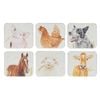 Ashdene Farmyard Faces 2 Set Of 6 Coasters