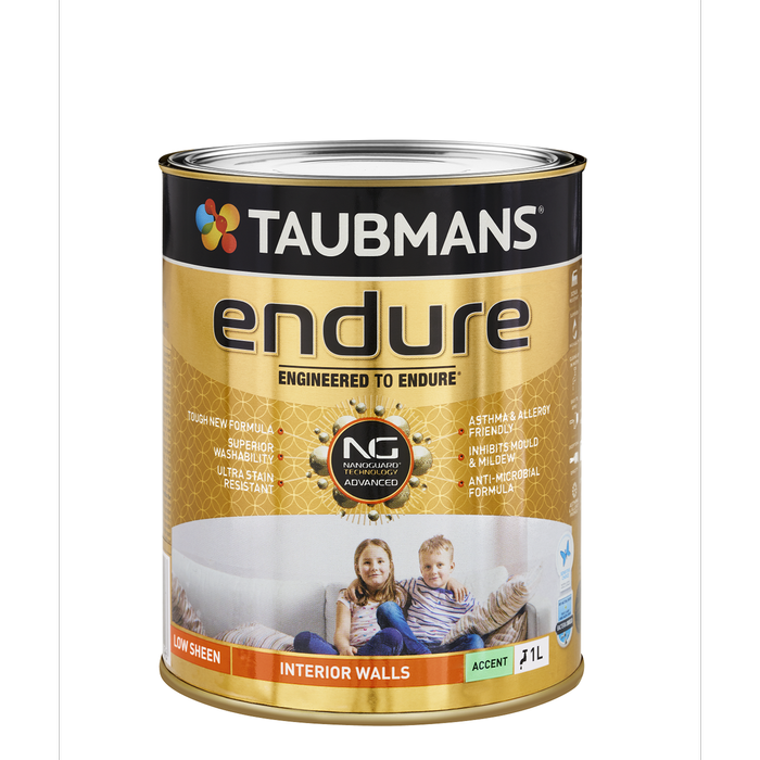 Taubmans 1L Accent Low Sheen Endure Interior Wall Paint