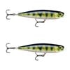 2x Rapala 8.5cm Precision Xtreme Pencil Freshwater Fishing Lures - Perch