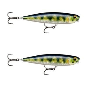 2x Rapala 8.5cm Precision Xtreme Pencil Freshwater Fishing Lures - Perch