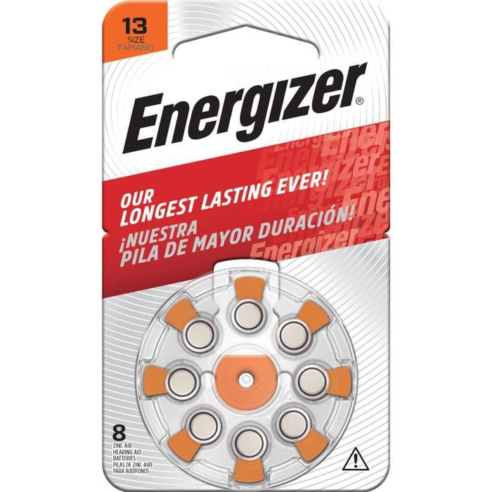 Energizer Hearing Aid Batteries AZ13 - 8 Pack