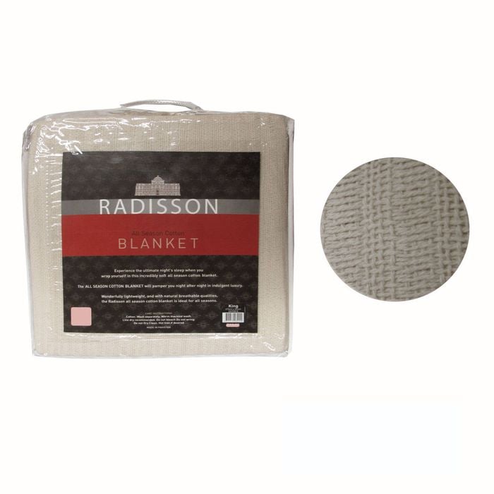 Bloomington Radisson All Season Cotton Blanket Wheat Single