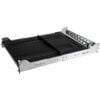 StarTech 2U Sliding Rack Shelf – 24" Deep – Vented – 125lb Capacity – Heavy-Duty Server Rack Accessory