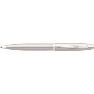 Sheaffer 100 Ball Point Pen Office Writing Stationery Brushed Chrome/nickel