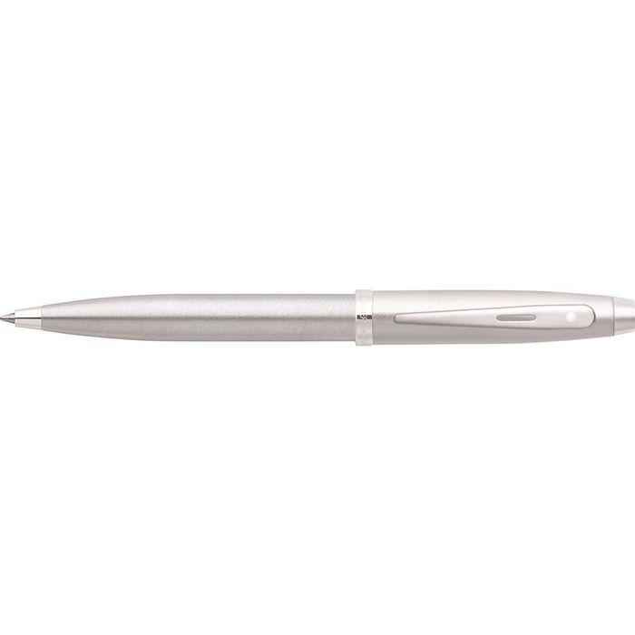 Sheaffer 100 Ball Point Pen Office Writing Stationery Brushed Chrome/nickel