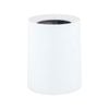 Barelli 6L White Matte Round Plastic Bathroom Bins