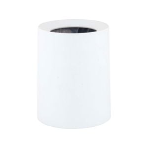 Barelli 6L White Matte Round Plastic Bathroom Bins