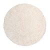 Loopsie-200cm X 200cm-tamale Cream Shag Round Rug