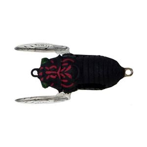 Tiemco Soft Shell Cicada 42mm Top Water Fishing Lure 502 AU Black Red