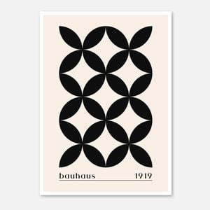 Galrie Bauhaus 1919 Classic Geometric Art Print for Modern Interiors, Poster Only, A1 60 x 84cm (23 x 33inch)