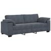 vidaXL 3-Seater Sofa Dark Grey 178 cm Velvet sofa 3-seater couch velvet sofa