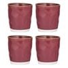 4PK Ladelle Halo Porcelain 9cm/350ml Tumbler - Burgundy
