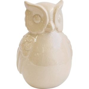 LVD Owl Large Ivory Decorative Sculpture Home/Lounge Decor
