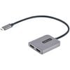 Startech.com Usb-c To Dual Hdmi Adapter, Usb Type-c Multi-monitor Mst Hub, Dual 4k 60hz Hdmi Laptop Display Extender / Splitter