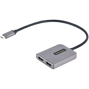 Startech.com Usb-c To Dual Hdmi Adapter, Usb Type-c Multi-monitor Mst Hub, Dual 4k 60hz Hdmi Laptop Display Extender / Splitter