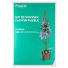 Practa Solution DIY 3D Wooden Flower Puzzle