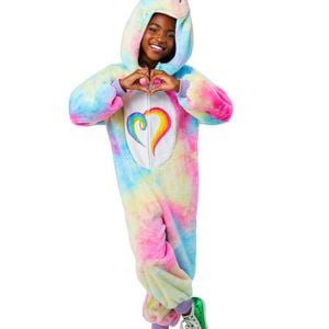 Care Bears Togetherness Bear Halloween Costume Child Official Plush Jumpsuit with Headpiece, Small