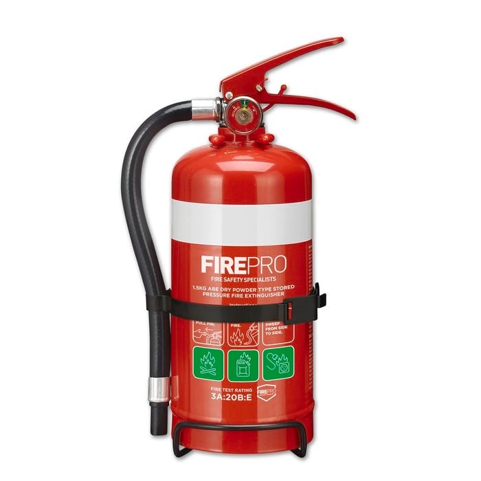 FirePro 1.5kg Dry Powder Fire Extinguisher