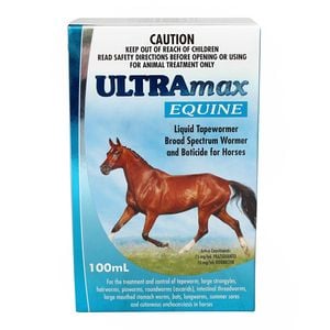 Pharmachem Ultramax Equine Broad Spectrum Liquid Wormer for Horses 100ml