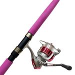 7ft Rapala Femme Fatale 3-6kg Pink Fishing Rod and Reel Combo Spooled with Line