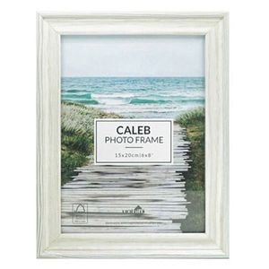Unigift Caleb Wooden/Glass Picture Photo Frame 15x20cm Grey/Cream