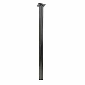 Adoored 40 x 710mm Brushed Nickel Adjustable Metal Furniture Leg