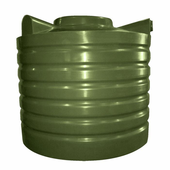 Clark Tanks 1000L Round Poly Water Tank - Mist Green