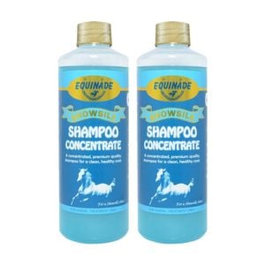 2PK Equinade Showsilk Glo Concentrate Horse Coat Grooming Care Shampoo 500ml