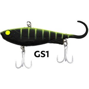 Zerek Lure Fish Trap 95mm 23g Soft Vibe Fishing Lure Green Sunset/GS1