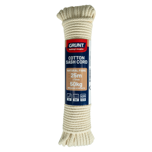 GRUNT 5mm x 25m Cotton Sash Cord 