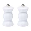 2pc Porto Bon-Bon Set Salt And Pepper Grinders Acrylic Serveware Vanilla 10cm