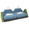 Costway 12pcs Modular Play Couch Kid Foam Building Fort Sofa Furniture