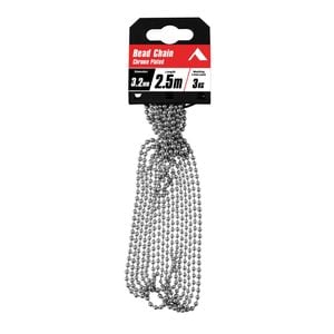 Pinnacle 3.2mm x 2.5m Chrome Plated Bead Chain