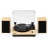 Crosley Brio Record Player Shelf System With Speakers - Natural