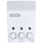 Better Living 430ml White Classic Triple Chamber Shower Dispenser
