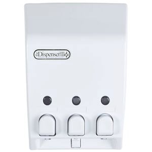 Better Living 430ml White Classic Triple Chamber Shower Dispenser