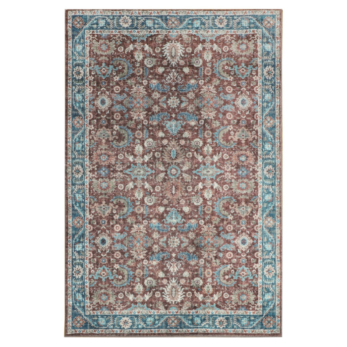 Fab Habitat 160x230cm Imna Traditional Machine Washable Rug