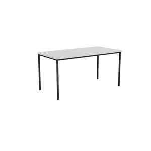 Olg Ekosystem Canteen Table Black Frame White Top L1500mm X W750mm