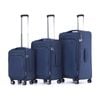 3pc Tosca Grange Lockable Trolley Travel Suitcase/luggage Set Indigo Blue