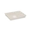 All Set 31 x 26x 4 .5cm White 5 Compartment Cutlery Tray