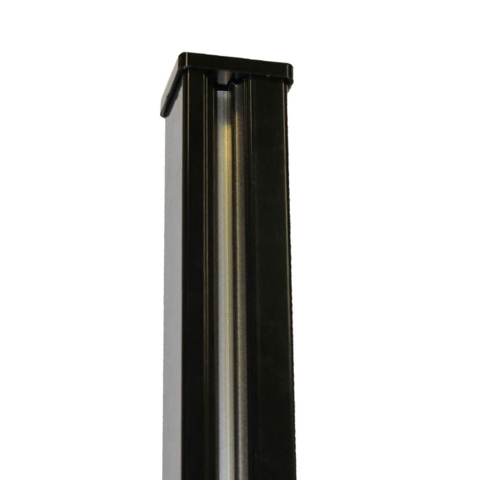 ProtectorAl 50 x 50 x 2400mm Satin Black Inground Deco Post
