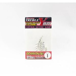 Decoy YW77 Wide Gap Extra Strong Treble Fishing Hook 1