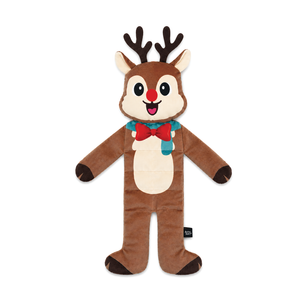 Baxter Bone 8 Squeaker Festive Reindeer Pet Toy