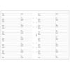 Filofax A5 Name Address Email Phone/fax Contact Memo Inserts Organiser Refill