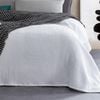 CottonMore 100% BAMBOO 350gsm Large Chunky Waffle Blanket Throw Rug -Superking