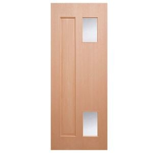 Woodcraft Doors 2040 x 820 x 40mm Clear Safety Entrance Door SD70