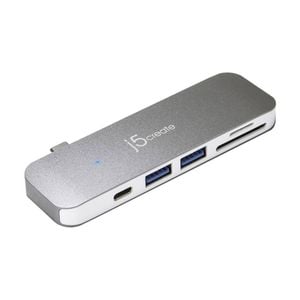 J5create Usb-c 6-in-1 Ultradrive Dock For Usb-a Hdmi & Sd Card Connections