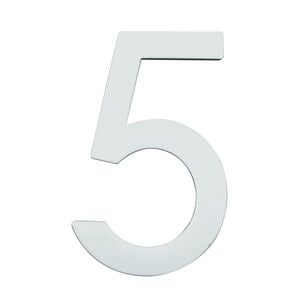 Sandleford 90mm Glow In Dark Acrylic House Number 5