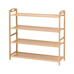 4 Tier Artiss Shoe Storage Rack Bamboo